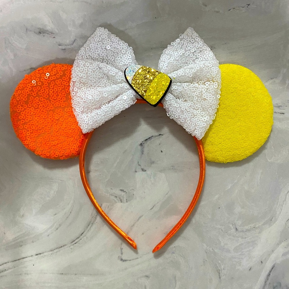 COPY - Candy corn Minnie Mouse ears/headband